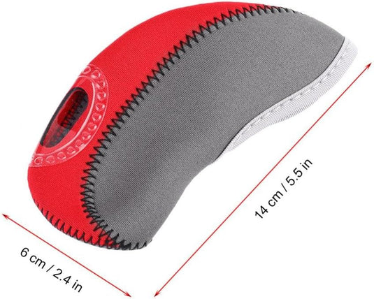 Golfijzer beschermhoezen 10 stuks van neopreen met transparant nummervenster – iron covers – golfclubonderhoud - happygetfit.com
