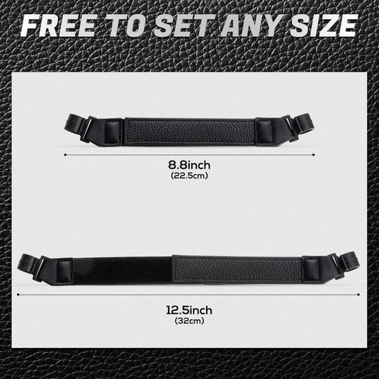 Golftas stabilisatieband van leer met verstelbaar klittenband voor standaardpoten – golftas bevestiging – standbag accessoires - happygetfit.com