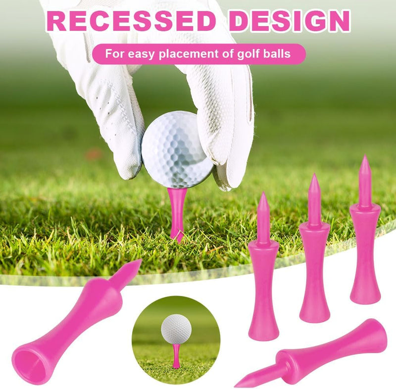 Laad afbeelding in Galerijviewer, Golftees 84 stuks van stevig kunststof in 7 verschillende hoogtes van 25 tot 70 mm – golfpinnetjes – afslagtraining - happygetfit.com
