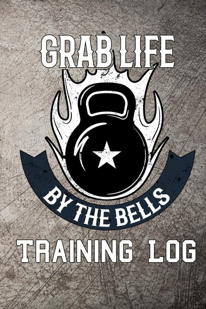 Laad afbeelding in Galerijviewer, Grab Life by the bells training log: Kettlebell weight training log book - happygetfit.com
