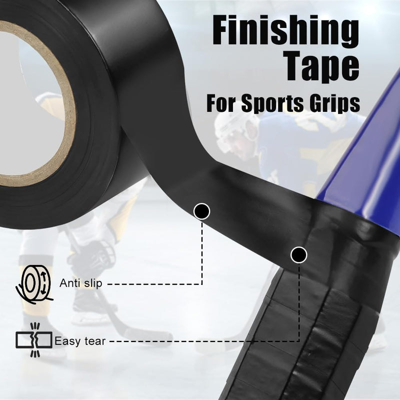 Load image into Gallery viewer, Grip finishing tape 18 mm x 20 m zwart - happygetfit.com
