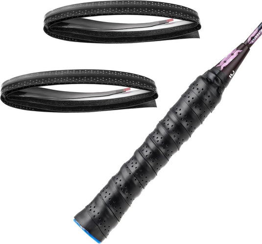 Gripband set 2 stuks zwart voor rackets - happygetfit.com