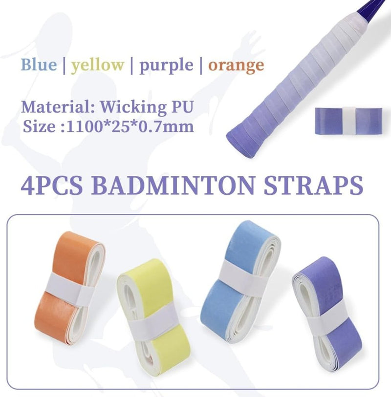 Load image into Gallery viewer, Gripband set 4 stuks voor rackets - happygetfit.com
