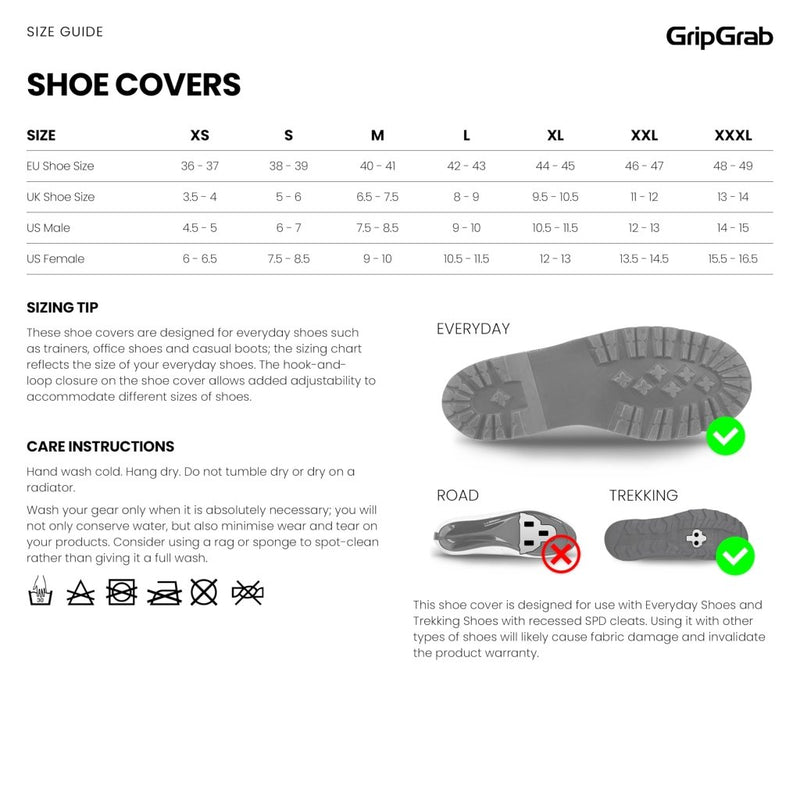 Laad afbeelding in Galerijviewer, GripGrab Dryfoot 2 Cycling Shoe Covers Waterproof Rain Overshoes - happygetfit.com
