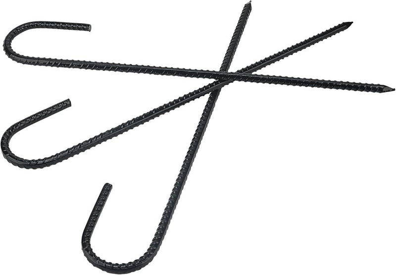 Carica immagine in Galleria Viewer, Grondankers 10 stuks 40 cm met J-haak van staal – trampoline haringen – stormankers - happygetfit.com
