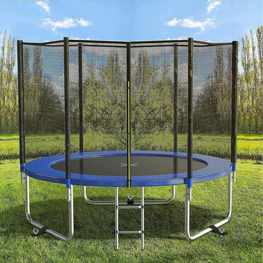 Grondankers 6 stuks 45 cm heavy duty met spanbanden en booradapter – trampoline ankers – stormankers - happygetfit.com