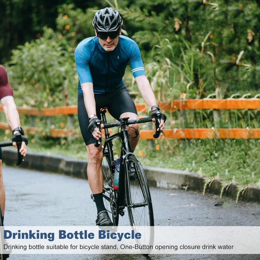 Grsta 1 Litre BPA Free Tritan Water Bottle - Flip Top, Lanyard Strap - School, Gym, Yoga, Travel, Outdoor - happygetfit.com
