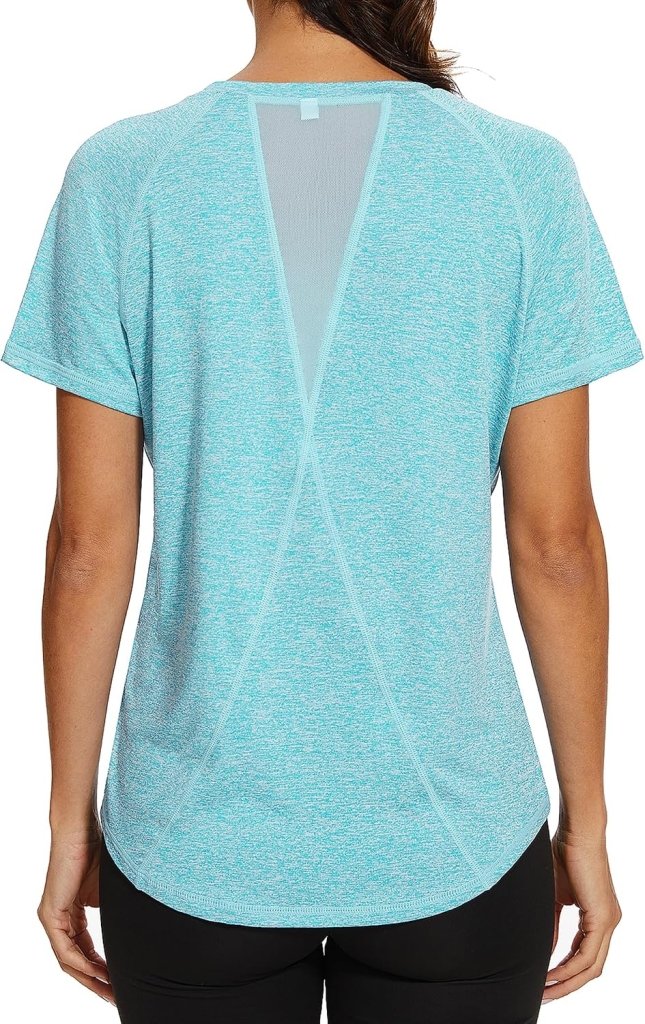 Load image into Gallery viewer, Gyabnw Sportshirt dames T-shirts dames korte mouwen elastisch shirt gym dames rug ademend mesh top fitness yoga hardlopen dans - happygetfit.com
