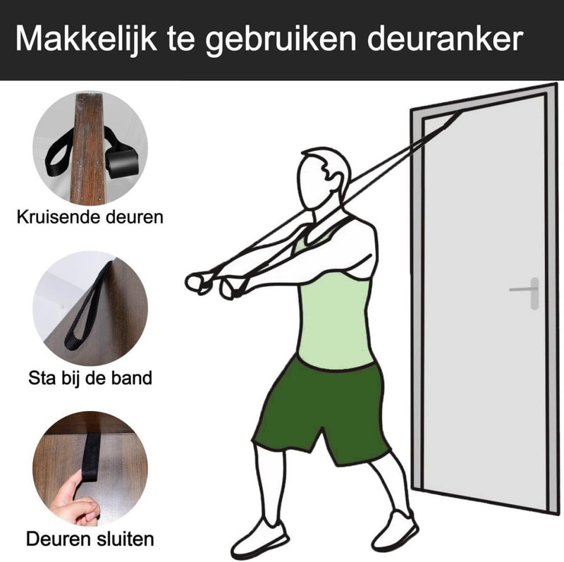 Laad afbeelding in Galerijviewer, Gym Fitness weerstandsbanden tubes deuranker - happygetfit.com
