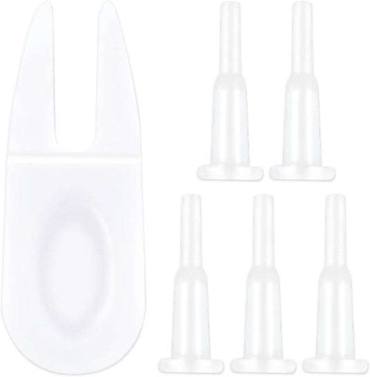 Gymnastiekbal pluggen set van 4 wit - happygetfit.com