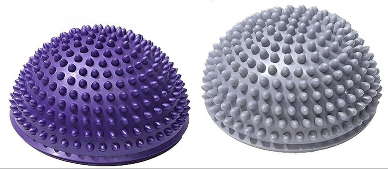 Chargez l'image dans la visionneuse de la galerie, Halfronde balans- en massageballen set van 3 zwart - happygetfit.com
