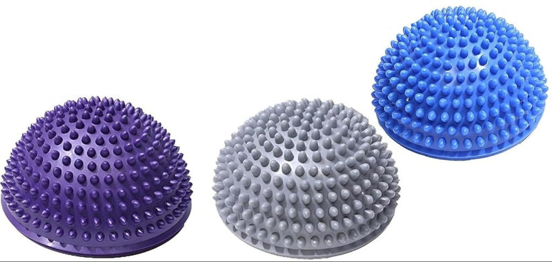Chargez l'image dans la visionneuse de la galerie, Halfronde balans- en massageballen set van 3 zwart - happygetfit.com
