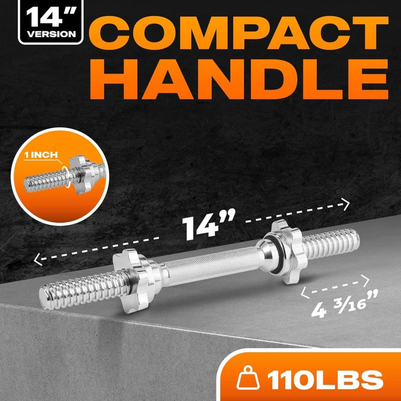 Chargez l'image dans la visionneuse de la galerie, Haltergrepen set van 2 met schroefsluiting 35 cm - happygetfit.com
