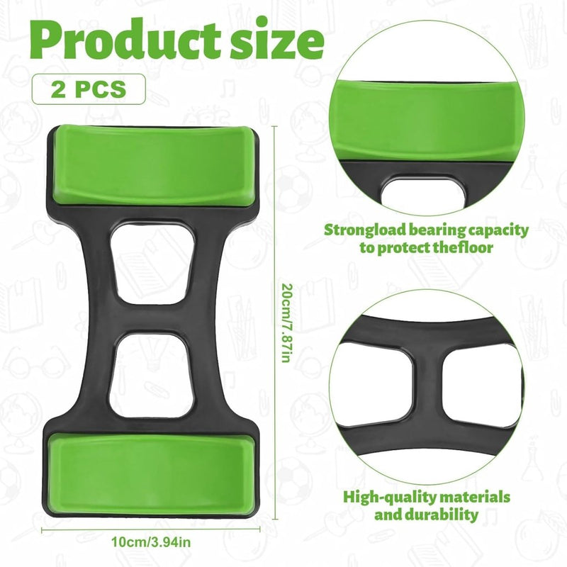 Laad afbeelding in Galerijviewer, Halterhouders set van 2 groen voor dumbbells - happygetfit.com
