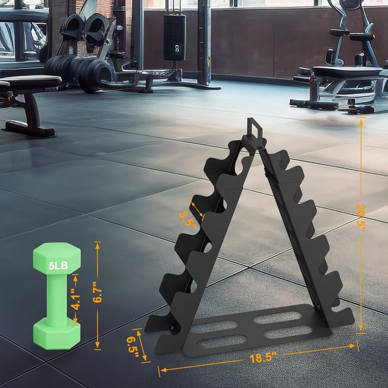 Chargez l'image dans la visionneuse de la galerie, Halterrek 5 lagen zwart voor dumbbells - happygetfit.com
