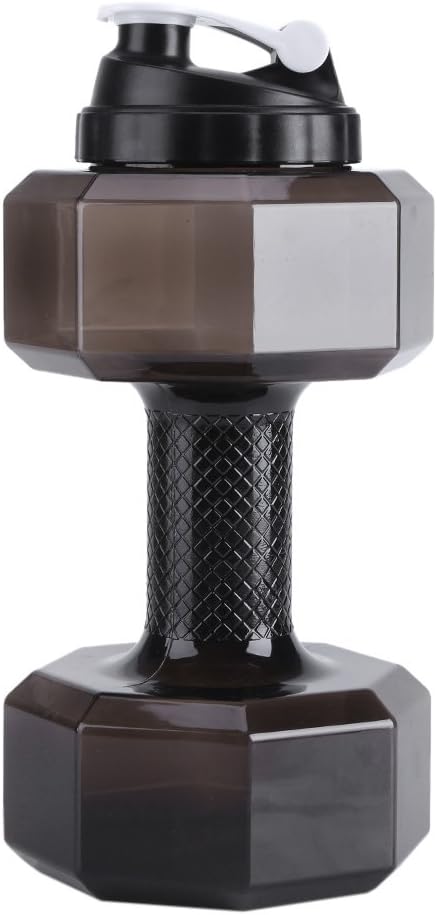 Chargez l'image dans la visionneuse de la galerie, Haltervormige waterfles 2,2 liter zwart - happygetfit.com
