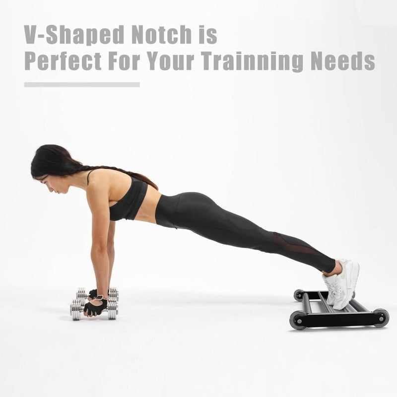Załaduj obraz do przeglądarki galerii, Hamstring roller met V-vormige voetsteun en soepele wielen – glute trainer – core trainer - happygetfit.com
