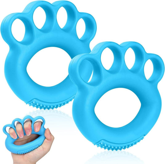 Handtrainer gripballen 4 stuks van elastisch rubber met verschillende weerstandsniveaus – handkrachttraining – stressballen - happygetfit.com