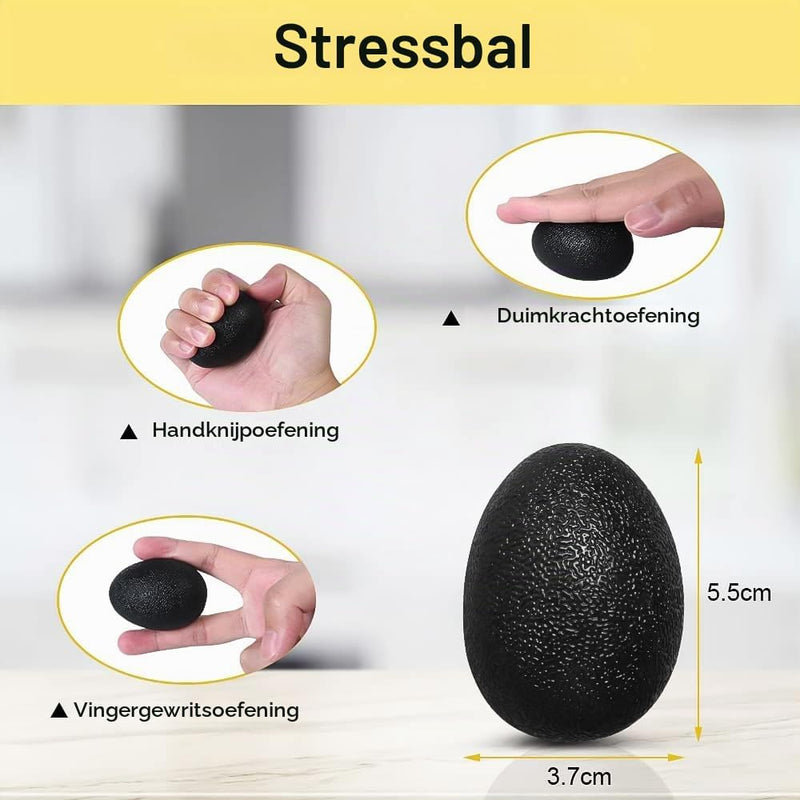 Charger l’image dans la visionneuse de galerie, Handtrainer set 5-delig met verstelbare weerstand van 5 tot 60 kg voor hand- en vingerkracht – griptraining – onderarmtraining - happygetfit.com
