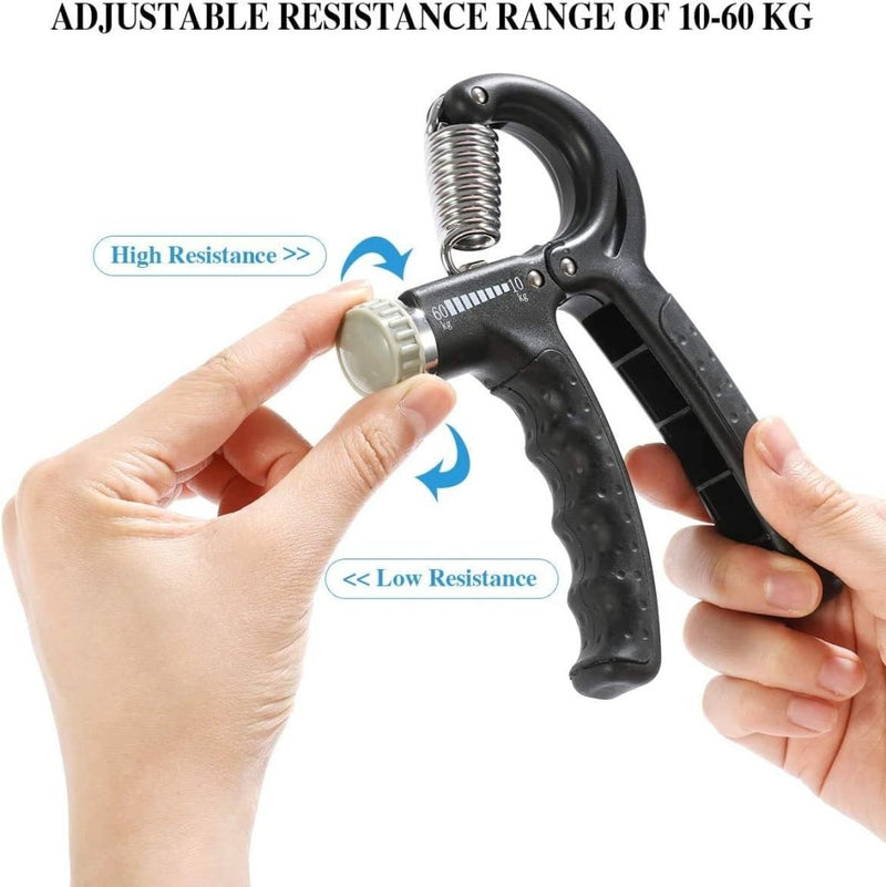 Load image into Gallery viewer, Handversterkers Verstelbare handgreeptrainer (10-60 kg) voor handknijper Onderarmgreep Vingeroefening voor mannen, vrouwen, senioren, tieners - happygetfit.com
