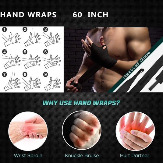 Hanging Punching Bag Set Unfilled, Heavy Boxing Bags Kickboxing Bag for Adults Kids, Youth Boxing Set with Hand Wraps, Punching Bag Hangers, for MMA Muay Thai Karate Taekwondo Training - happygetfit.com