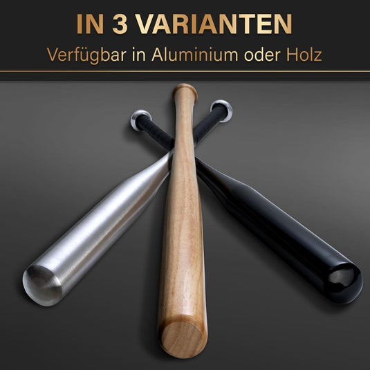 Heldenwerk Honkbalknuppel van Hout of Aluminium - Honkbal Knuppel 31 inch - Honkbalknuppels antislip solide afwerking - happygetfit.com
