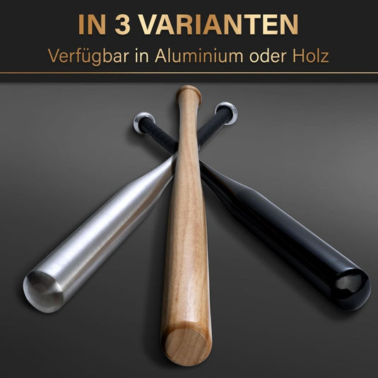 Heldenwerk Honkbalknuppel van Hout of Aluminium - Honkbal Knuppel 31 inch - Honkbalknuppels antislip solide afwerking - happygetfit.com