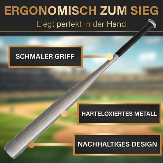 Heldenwerk Honkbalknuppel van Hout of Aluminium - Honkbal Knuppel 31 inch - Honkbalknuppels antislip solide afwerking - happygetfit.com