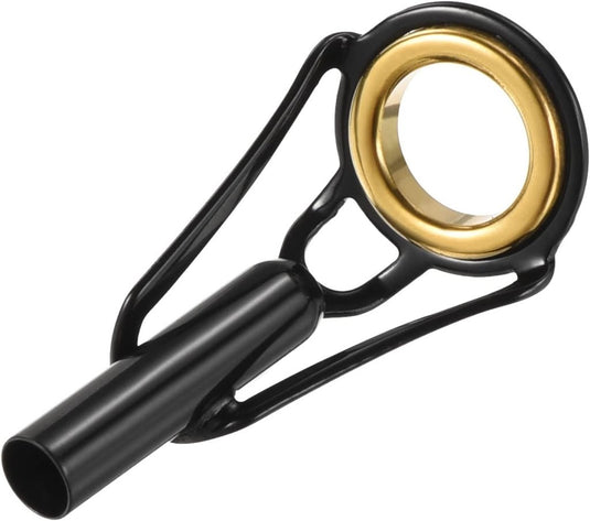 Hengel topogen 3 stuks 1 mm van roestvrij staal zwart-goud – hengeltop reparatieset – visaccessoires - happygetfit.com
