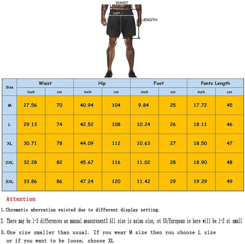 Załaduj obraz do przeglądarki galerii, Heren 2-in-1 sportshort met compressiebroek en zakken – trainingsshort – hardloopbroek - happygetfit.com
