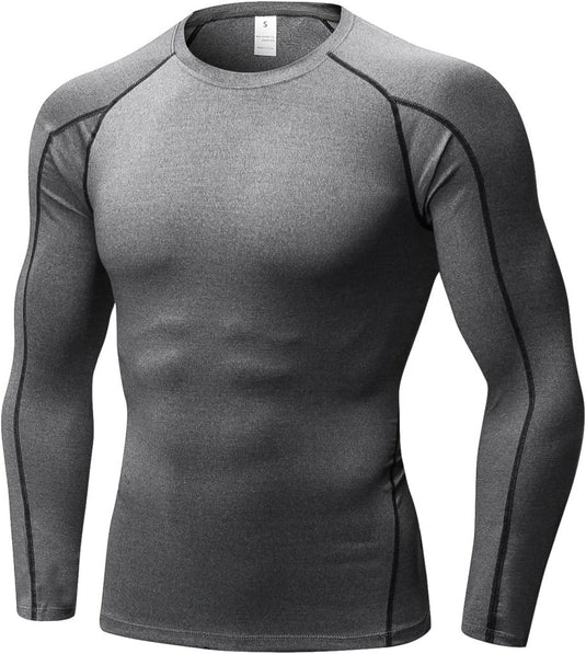 Heren compressieshirt voor sport en training - happygetfit.com