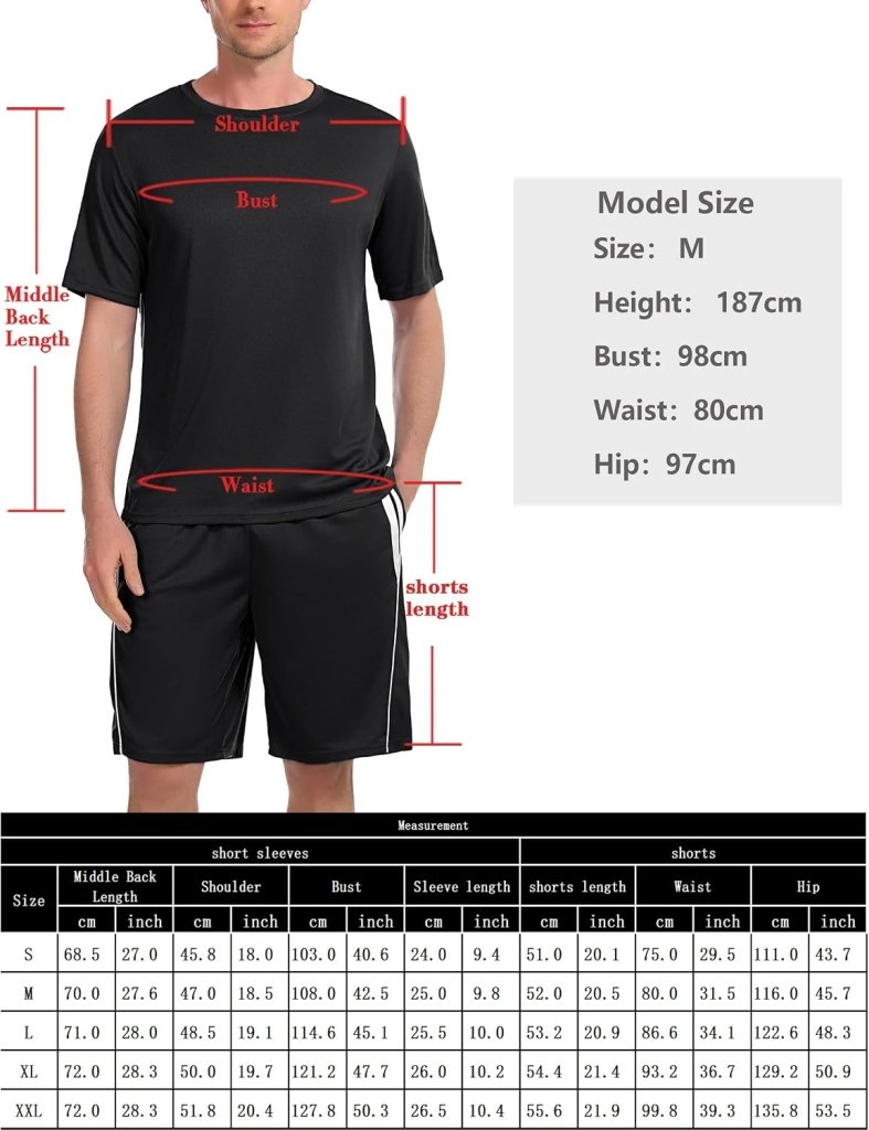 Chargez l'image dans la visionneuse de la galerie, Heren sportset met T-shirt en korte broek - happygetfit.com
