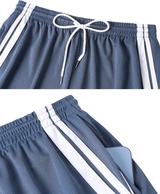Heren sportset met T-shirt en korte broek - happygetfit.com