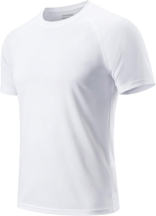 Heren sportshirts 3 of 5 stuks sneldrogend en ademend – fitness shirt – hardloopshirt - happygetfit.com