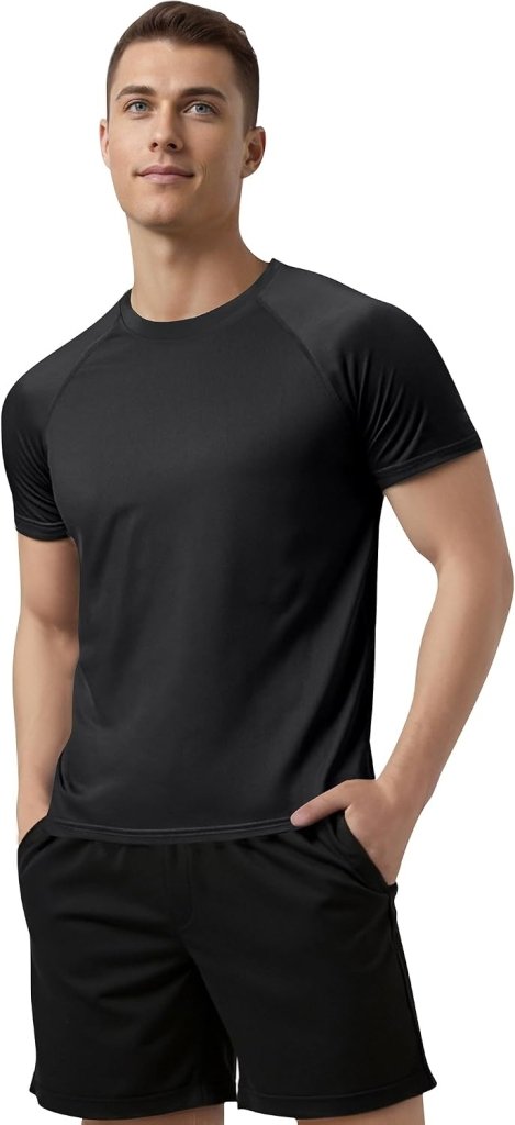 Załaduj obraz do przeglądarki galerii, Heren sportshirts 3 of 5 stuks sneldrogend en ademend – fitness shirt – hardloopshirt - happygetfit.com
