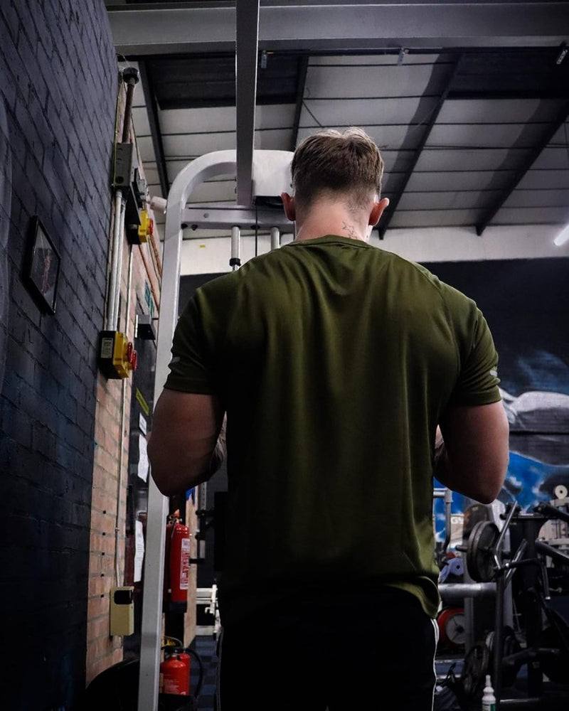 Załaduj obraz do przeglądarki galerii, Heren sportshirts 3 of 5 stuks sneldrogend en ademend – fitness shirt – hardloopshirt - happygetfit.com
