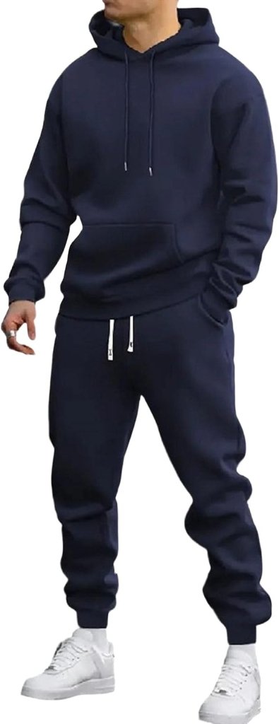 Heren trainingspak 2-delig met hoodie en joggingbroek - happygetfit.com