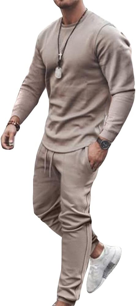 Laden Sie das Bild in Galerie -Viewer, Heren trainingspak 2-delig met longsleeve en joggingbroek - happygetfit.com
