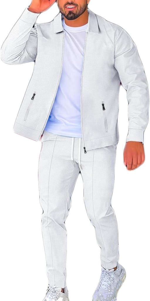 Heren trainingspak 2-delig met vest en joggingbroek - happygetfit.com