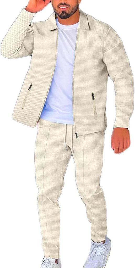 Heren trainingspak 2-delig met vest en joggingbroek - happygetfit.com