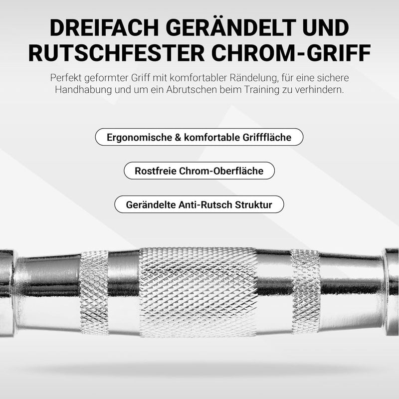 Load image into Gallery viewer, Hexagon halters, premium set van 2 (paar), 5-30 kg, antislip ommanteld, ergonomische verchroomde handgrepen, dumbbellset - happygetfit.com
