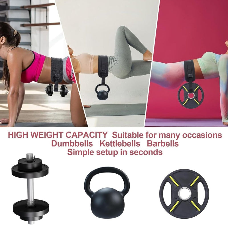 Laad afbeelding in Galerijviewer, Hip thrust riem voor biltraining zwart - happygetfit.com
