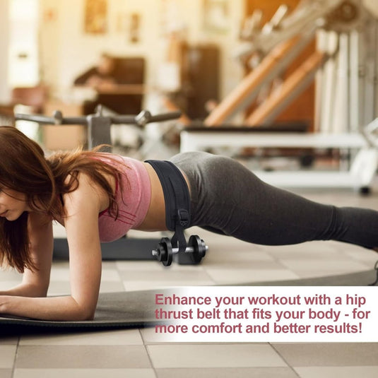 Hip thrust riem voor biltraining zwart - happygetfit.com