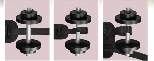Hip thrust riem voor biltraining zwart - happygetfit.com