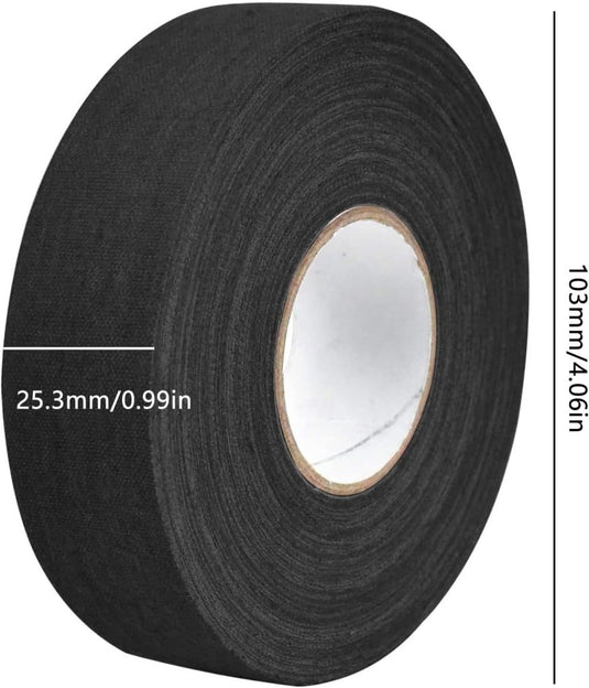 Hockey grip tape 25 m zwart - happygetfit.com