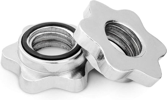 Hop-Sport Halterset 45 kg 1 x Lange Halterstang, 1 x Curl Stang, 2 x Korte Halters, Gewichten 2 x 5 kg / 4 x 2,5 kg / 6 x 1,25 kg - happygetfit.com
