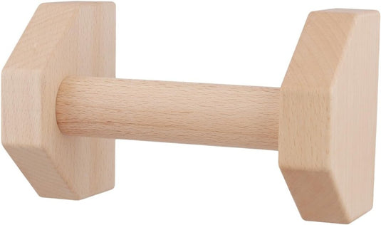Houten parallettes 2 stuks 20 cm met antislip rubberen voeten – push-up bars – calisthenics - happygetfit.com
