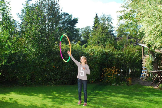 HUDORA Fitness Sports Hoop - hoelahoep - Eenvoudig in elkaar te steken en in 2 maten te gebruiken - happygetfit.com