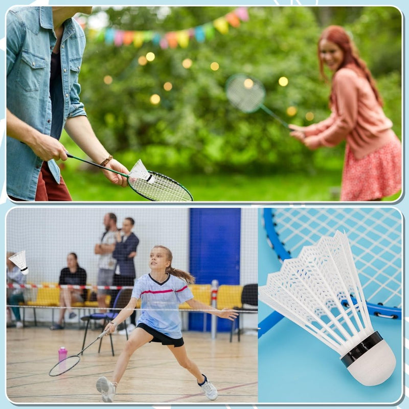 Laad afbeelding in Galerijviewer, Hysagtek 12 Pcs Badminton Shuttlecocks Badminton Birdie, Indoor Outdoor Sport Ball Training Exercise Gym Fitness Game - happygetfit.com
