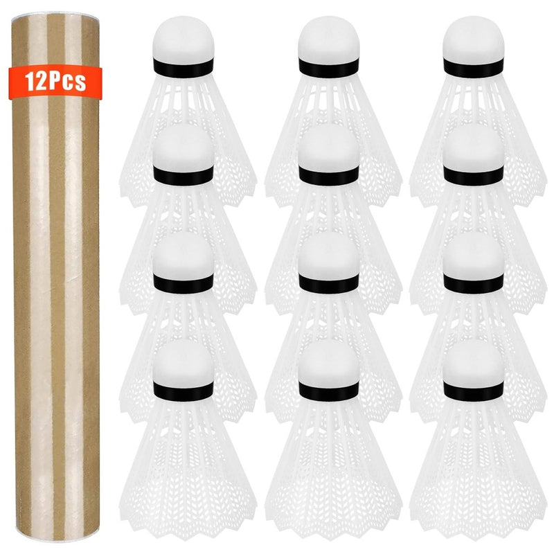 Laad afbeelding in Galerijviewer, Hysagtek 12 Pcs Badminton Shuttlecocks Badminton Birdie, Indoor Outdoor Sport Ball Training Exercise Gym Fitness Game - happygetfit.com
